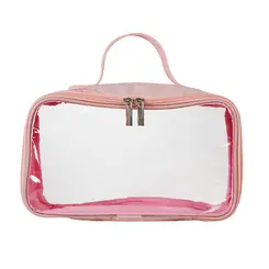 Nec Organizadora Vitrine G Floral rosa Portatti